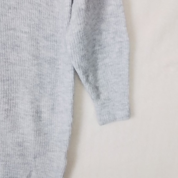 EXPRESS Acrylic Mini Turtleneck Sweater Dress‎ Size XSmall in Grey Heather - Picture 10 of 16